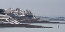 Neige sur le littoral de Dinard