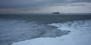 Baie du Mont Saint Michel enneigée