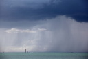 Grain sur le phare du Grand Jardin