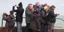 Grande marée de photographes