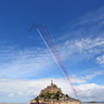 Patrouille de France au Mont Saint Michel