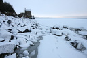 Neige au Mont Saint Michel