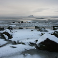 Baie du Mont Saint Michel enneigée
