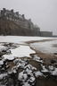Chutes de neige sur la plage du Môle