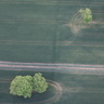 Traces de tracteur