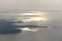 La côte d'émeraude vue du ciel