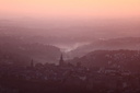 Dinan dans la brume