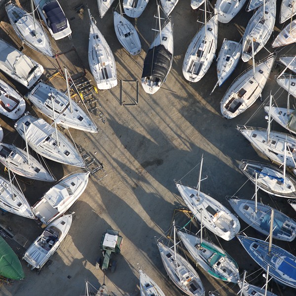 Bateaux au sec